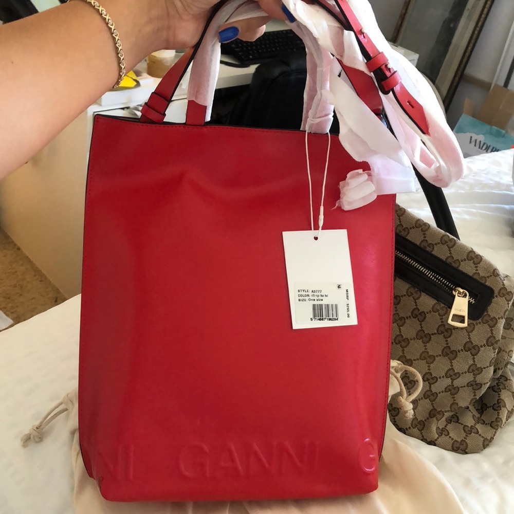 COPY - COPY - Red Ganni bag